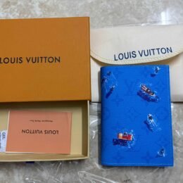 LV Passport Cover Navy 14872