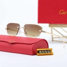 Y009 Cartier-4002-Gold Brown