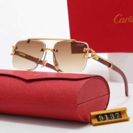 Y013 Cartier-9137-Gold Brown